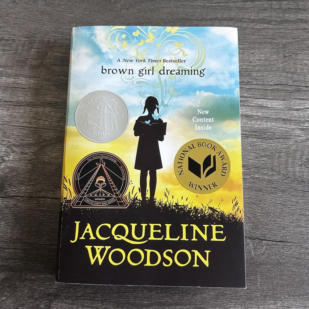 Brown Girl Dreaming Jacqueline Woodson Memoir Poetry YA‎ Softcover Award Winner